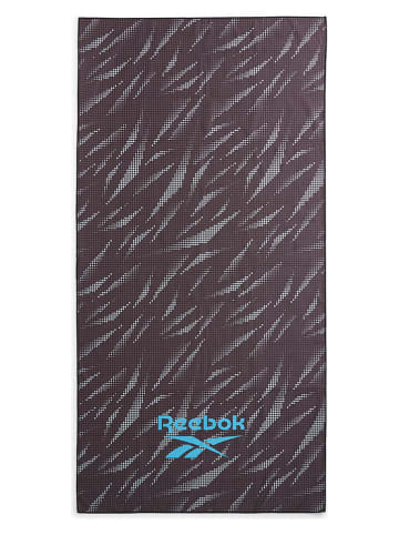 Ręcznik plażowy "Ankara" w kolorze czarnym - 180 x 90 cm