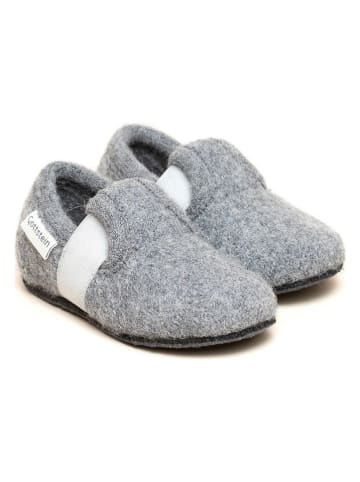 Woll-Hausschuhe "Alpine Runner" in Grau