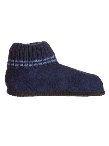 Hüttenschuhe "Kauns" in Dunkelblau