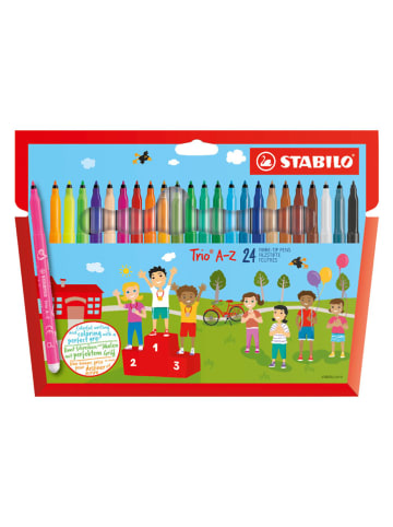 Mazaki (24 szt.) "STABILO Trio A-Z"