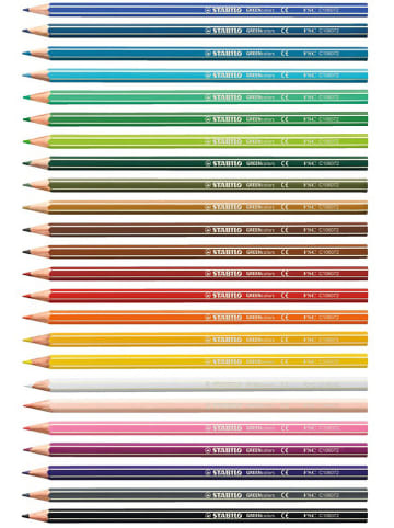 Buntstifte "STABILO GREENcolors-ARTY" - 24 Stück