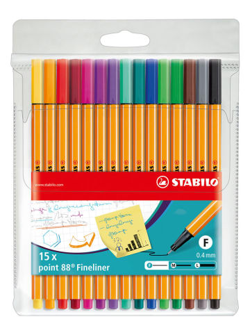 Fineliner "STABILO point 88" - 15 Stück