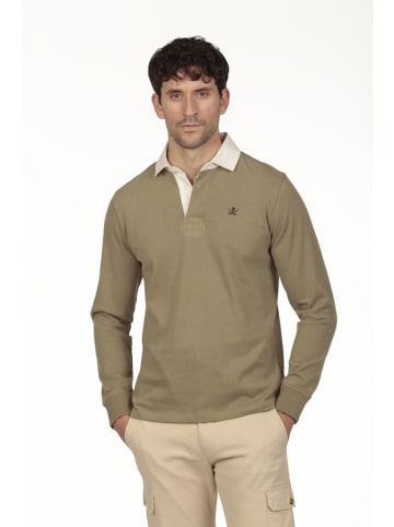 Poloshirt in Oliv