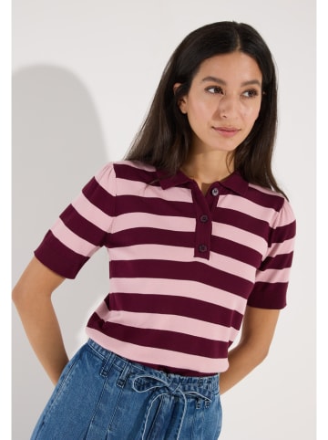Poloshirt bordeaux/lichtroze