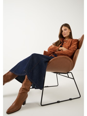 Cordjacke in Cognac