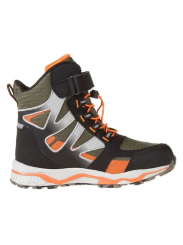 Winterstiefel in Schwarz/ Khaki