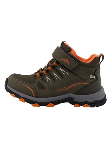 Winterboots "Raimond" in Khaki/ Orange