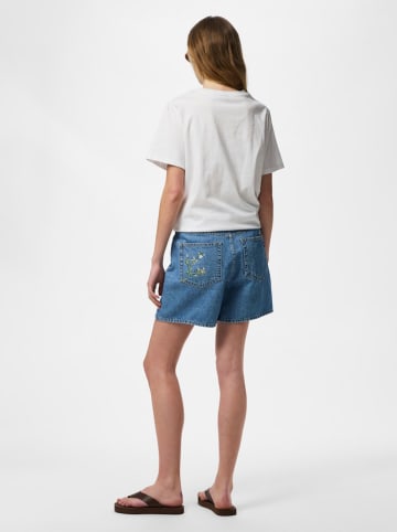 Spijkershort blauw