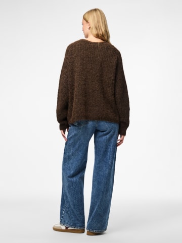 Cardigan in Braun