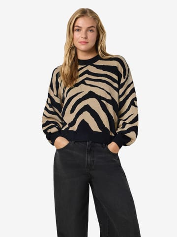 Trui beige/zwart