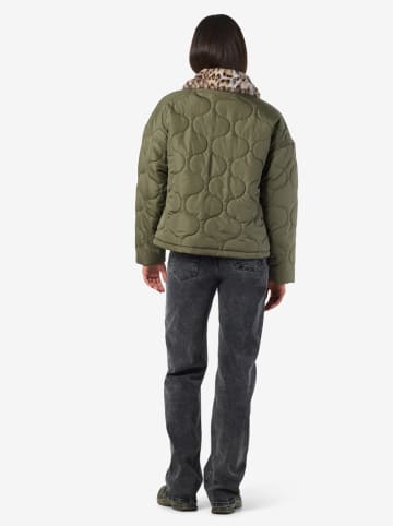 Steppjacke in Khaki