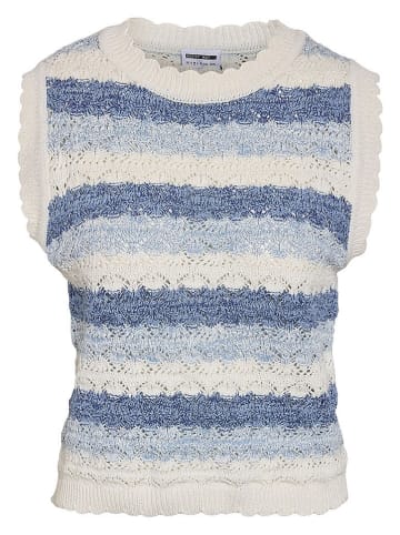 Spencer "Laika" wit/lichtblauw/blauw