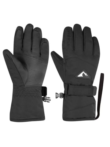 Skifingerhandschuhe "Snaefell" in Schwarz