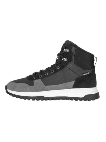 Leren winterboots "Eldfjall" grijs/zwart
