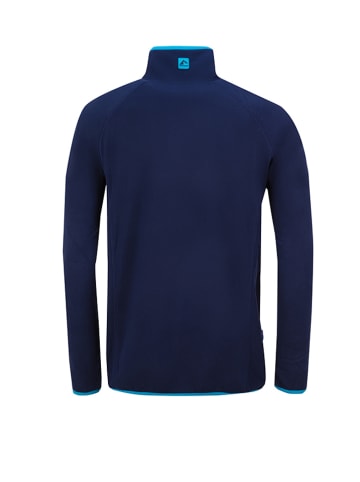 Fleece trui "Hekla" donkerblauw/turquoise