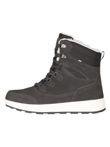 Leren winterboots "Eldfjall" grijs