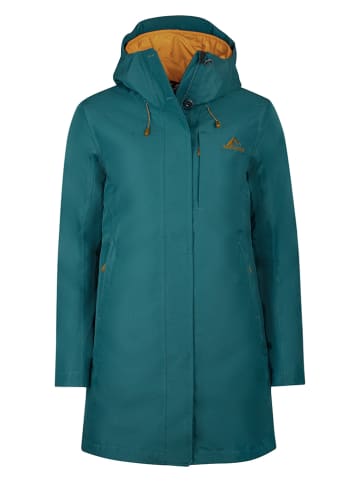 3-in-1 parka "Skogafoss" turquoise/lichtbruin