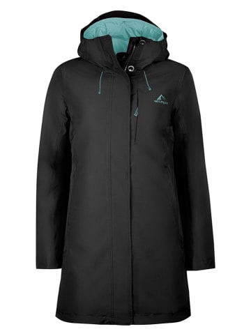 3-in-1 parka "Skogafoss" zwart/turquoise