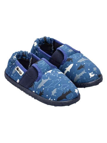 NANGA Hausschuhe "Haialarm 2.0" in Blau