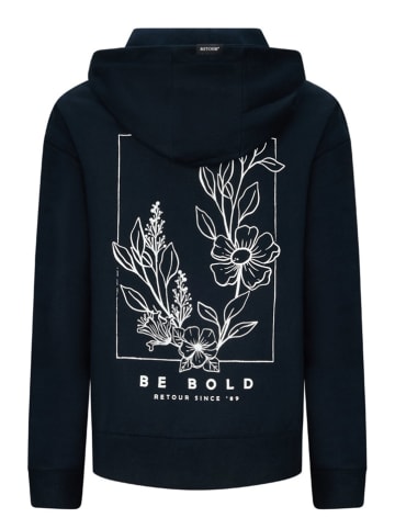 Hoodie "Gote" in Dunkelblau