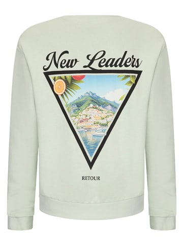 Sweatshirt "Manny" in Grün