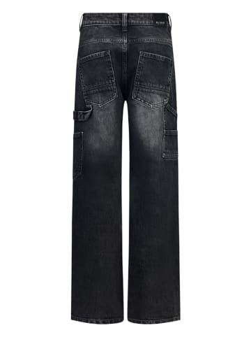Bojówki dżinsowe - Comfort fit - w kolorze antracytowym