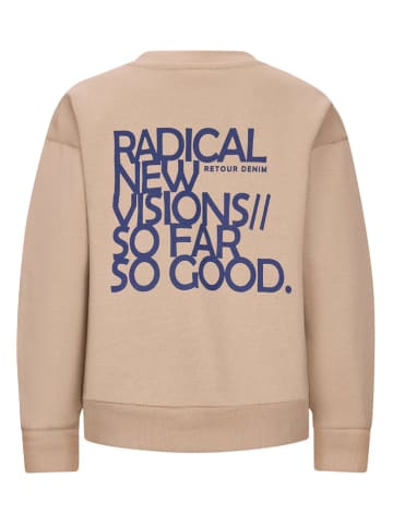 Sweatshirt "Hakar" in Beige