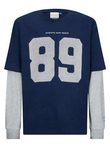 Longsleeve "Guido" in Dunkelblau