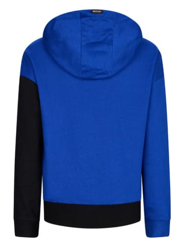Hoodie "Novan" in Blau/ Schwarz