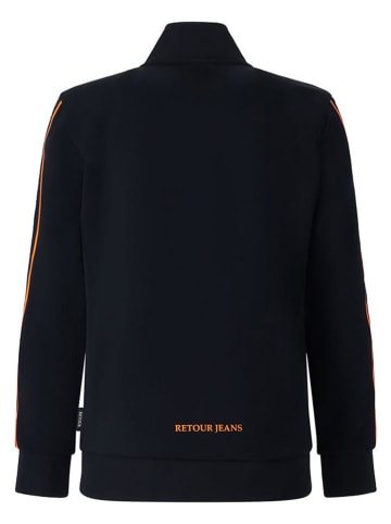 Sweatjacke "Mikkel" in Schwarz