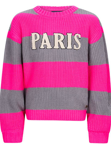 Pullover "Adar" in Pink/ Grau