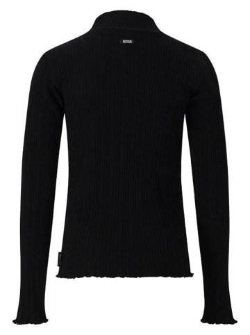Longsleeve "Tissa" in Schwarz