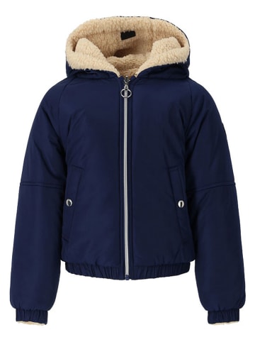 Wende-Jacke "Zoumi" in Dunkelblau/ Beige