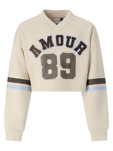 Sweatshirt "Nadorra" in Beige