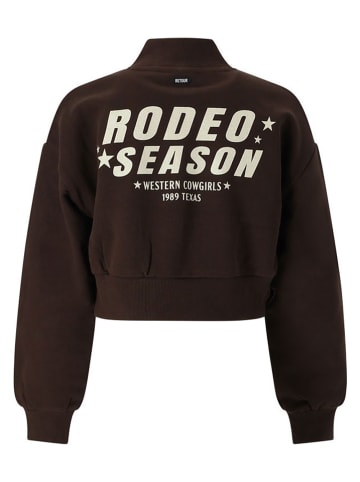 Sweatshirt "Riah" in Braun