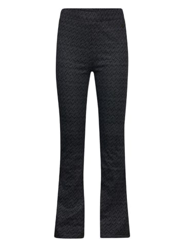 Legginsy "Caro" w kolorze czarno-antracytowym