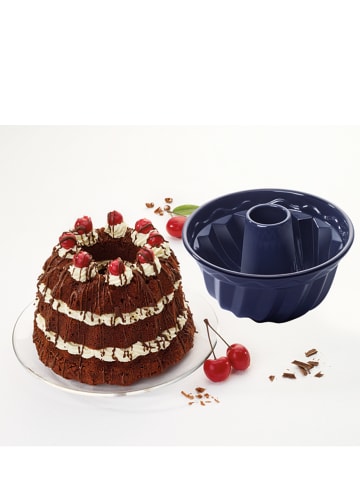 Gugelhupfform "Back Liebe" in Dunkelblau - Ø 18 cm
