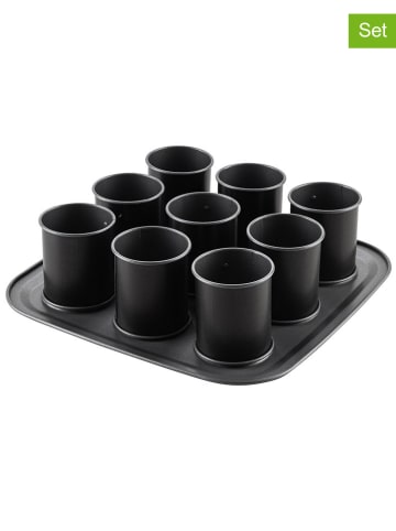 10tlg. Set in Schwarz