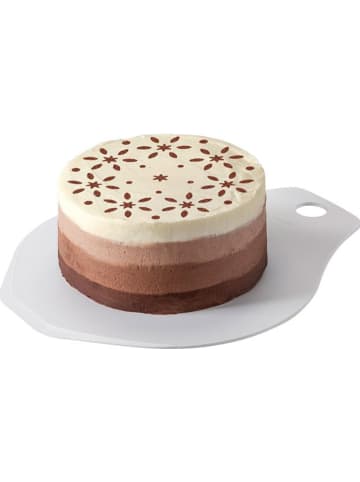Podstawka w kolorze białym pod tort i do dekorowania - Ø 36 cm