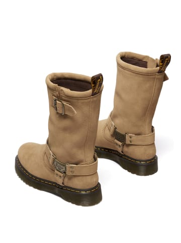 Leren enkellaarzen "Anistone Hi" beige