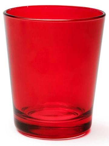 Szklanki (6 szt.) "Portofino" w kolorze czerwonym - 300 ml