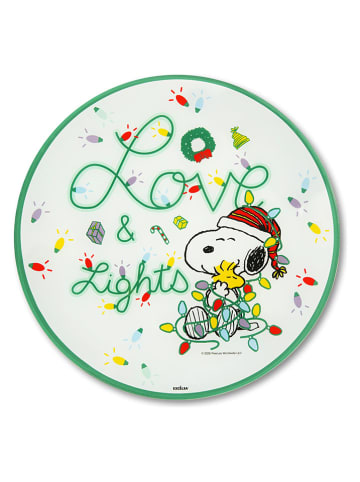 Talerz "Peanuts Shiny & Bright" w kolorze zielonym - Ø 30 cm