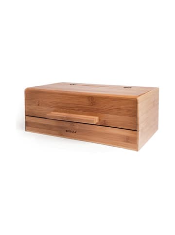 Chlebak "Ecoliving" w kolorze jasnobrązowym - 36 x 14 x 23 cm