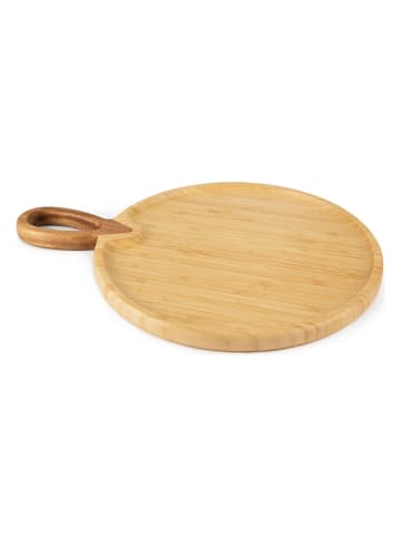 Schneidebrett "Eco Living" in Natur - (L)40 x (B)30 cm