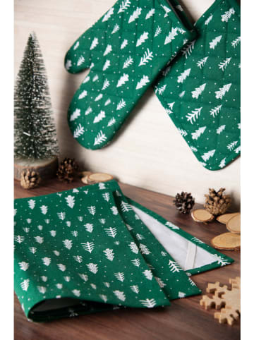 3-częściowy zestaw "Green Winter" w kolorze zielonym