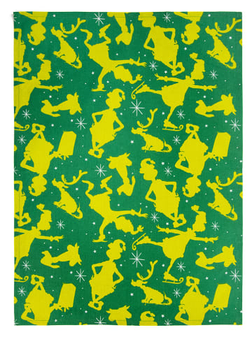 2er-Set: Geschirrtücher "Grinch" - (L)50 x (B)70 cm