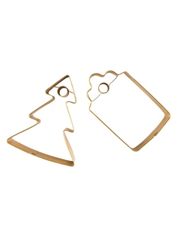 2er-Set Edelstahl-Ausstecher "Anhänger", 2 x 2 Stück