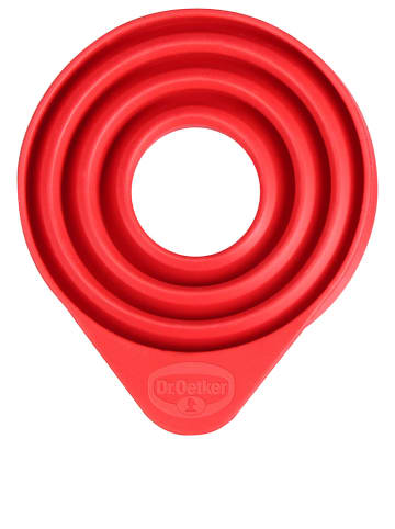 Einmachtrichter "Flexxibel" in Rot - Ø 5 cm