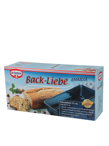 Keksówka "Baking Love" w kolorze granatowym - dł. 25 cm
