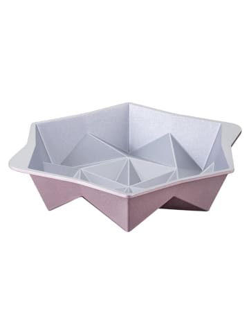 Forma "Origami" w kolorze jasnoróżowym - Ø 28 cm